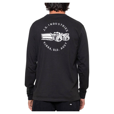 JS Baron Long Sleeve Tee - Washed Black - Buy online today at Down the Line Surf. International shipping available.