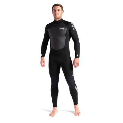 C-Skins Legend 3/2mm Back Zip Wetsuit - Black/Slate/White - Buy online today at Down the Line Surf. International shipping available.