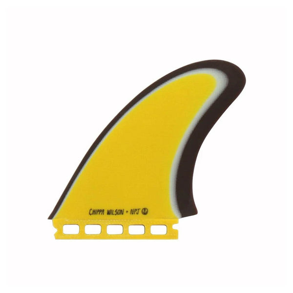 Captain Fin Co. Chippa Wilson + NPJ Twin 2+1 Futures - Yellow
