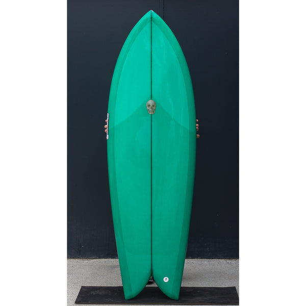 Christenson Twin Fin Fish Surfboard - 5'8