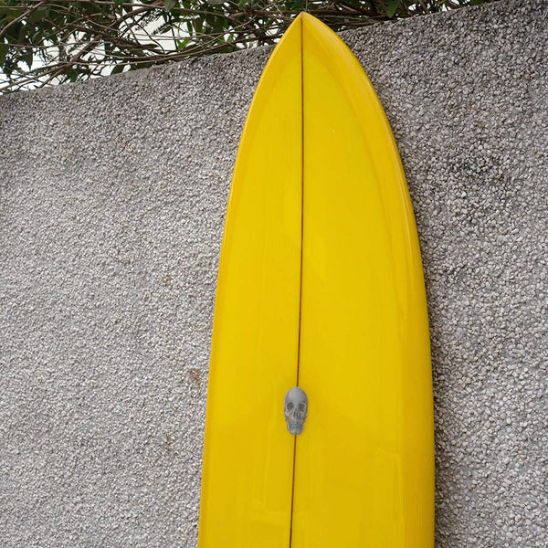 Christenson Flat Tracker Surfboard - 7'2 - Yellow