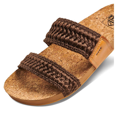 Reef Cushion Vista Thread Flip Flops - Chocolate - Buy online today at Down the Line Surf. International shipping available.
