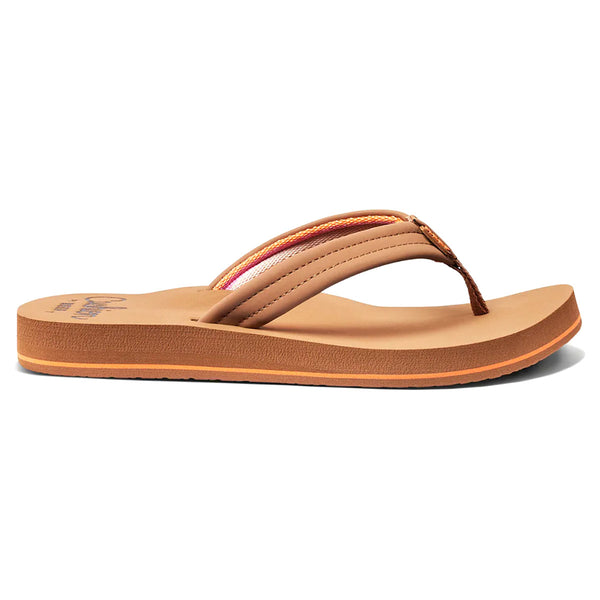 Reef Cushion Breeze Flip Flops Tan Smoothie Down the Line Surf