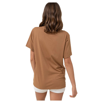Rhythm Classic Brand Tee - Caramel - Buy online today at Down the Line Surf. International shipping available.