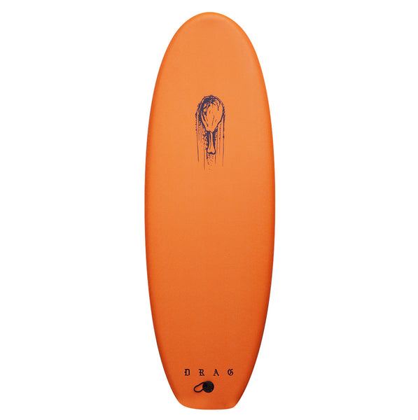 DRAG SOFTBOARD DG DRUMSTICK 4'10 TWINNY BLK/WHT ドラッグソフト