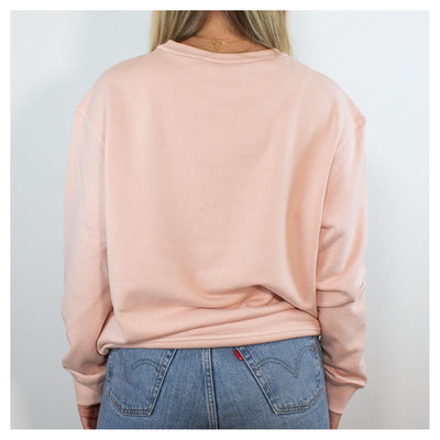 DTL Surf Co. Women's Crew Sweatshirt - Pale Pink - Buy online today at Down the Line Surf. International shipping available.