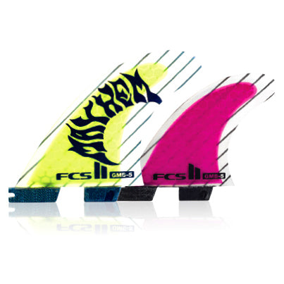 FCS II MB PC Carbon Tri Quad Fin Set - Large