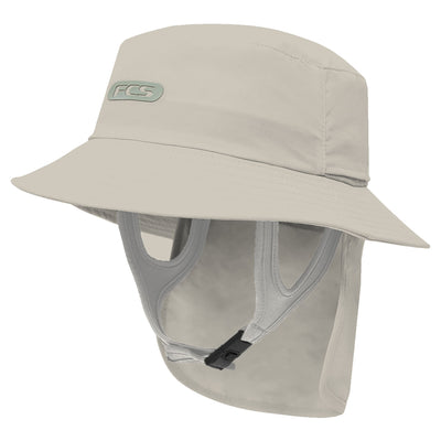 FCS Essential Surf Bucket Hat - Grey - Buy online today at Down the Line Surf. International shipping available.