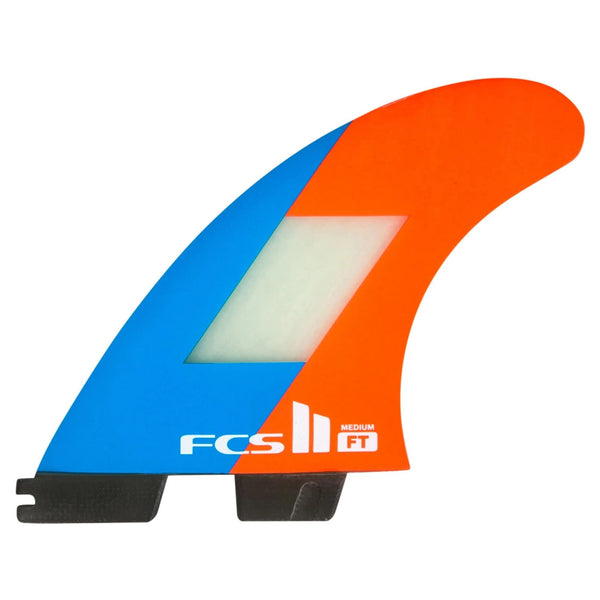 FCSII Filipe Toledo PC Tri Fin Set Neon - Grom