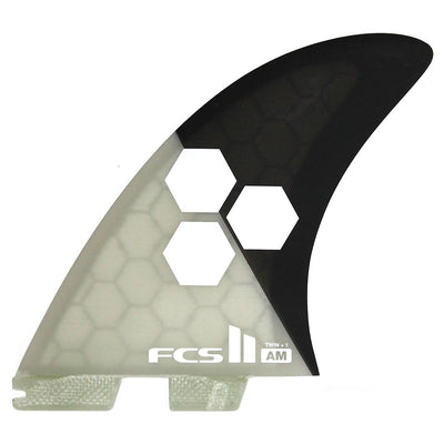 FCS II AM PC Twin Fin + Trailer Set - Buy online today at Down the Line Surf. International shipping available.