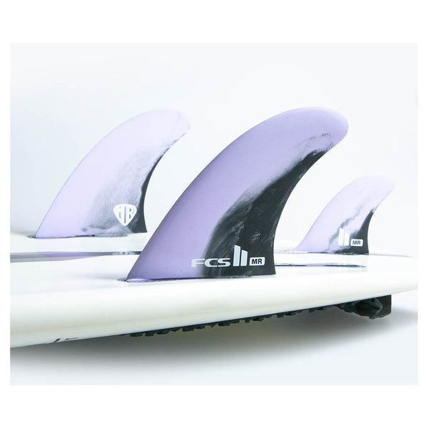FCS2 フィン MR ラベンダー マークリチャーズ ツインスタビ 2+1 美品 □FCS-2 MR TWIN 2+1 Lavender x Black□マーク リチャーズ ツインフィン