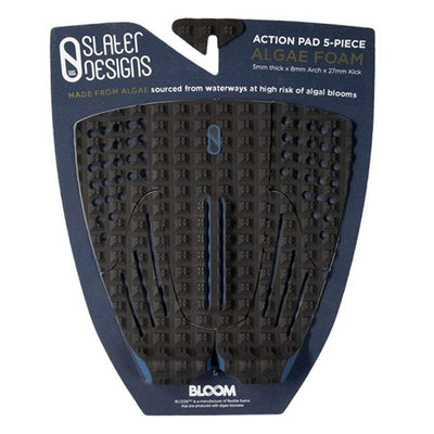Firewire Slater Designs Action 5 Piece Tail Pad - Black/Blue - Buy online today at Down the Line Surf. International shipping available.