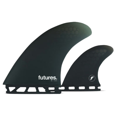 Futures Fins T1 Honeycomb Twin with Trailer Fin Set - Buy online today at Down the Line Surf. International shipping available.
