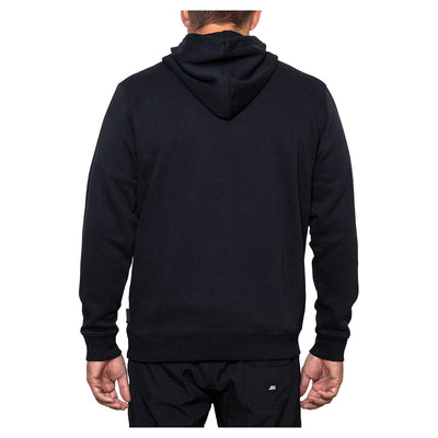 JS Baron Mid Weight Fleece Hoody - Washed Black - Buy online today at Down the Line Surf. International shipping available.