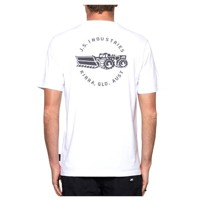 JS Baron Organic Tee - White - Buy online today at Down the Line Surf. International shipping available.