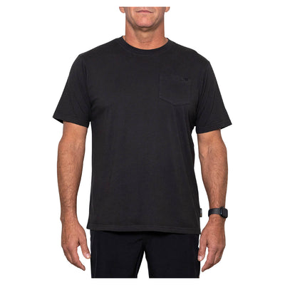 JS Baron Embroided Pocket Tee - Washed Black - Buy online today at Down the Line Surf. International shipping available.