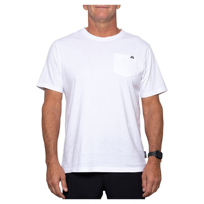 JS Baron Embroided Pocket Tee - White - Buy online today at Down the Line Surf. International shipping available.