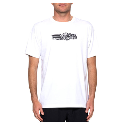 JS Traktor Tee - White - Buy online today at Down the Line Surf. International shipping available.