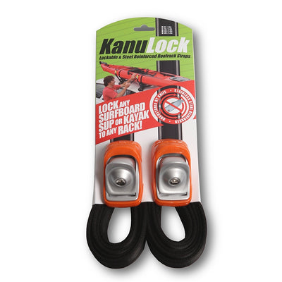 Kanulock 3.3M/11FT Lockable Tie-Down Straps - Buy online today at Down the Line Surf. International shipping available.
