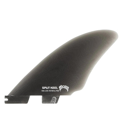 FCS II MB PG Split Keel Quad Fin Set - smoke - Buy online today at Down the Line Surf. International shipping available.