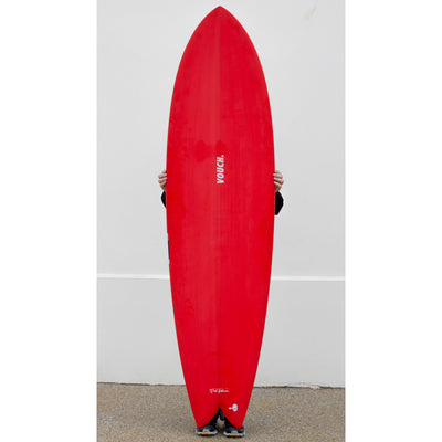 Vouch Mid Vish Surfboard - 7'0" - Signal Red - Buy online today at Down the Line Surf. International shipping available.