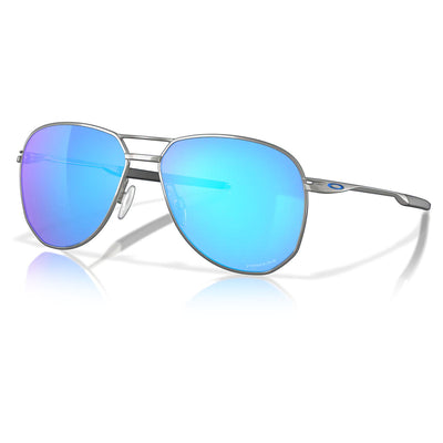 Oakley Contrail Sunglasses - Satin Chrome/Prizm Sapphire - Buy online today at Down the Line Surf. International shipping available.