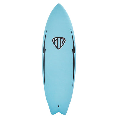 Ocean & Earth MR Epoxy Twin Fin Softboard - Blue - Buy online today at Down the Line Surf. International shipping available.