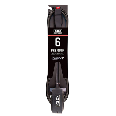 Ocean And Earth Premium One-XT Leash 6ft - Buy online today at Down the Line Surf. International shipping available.