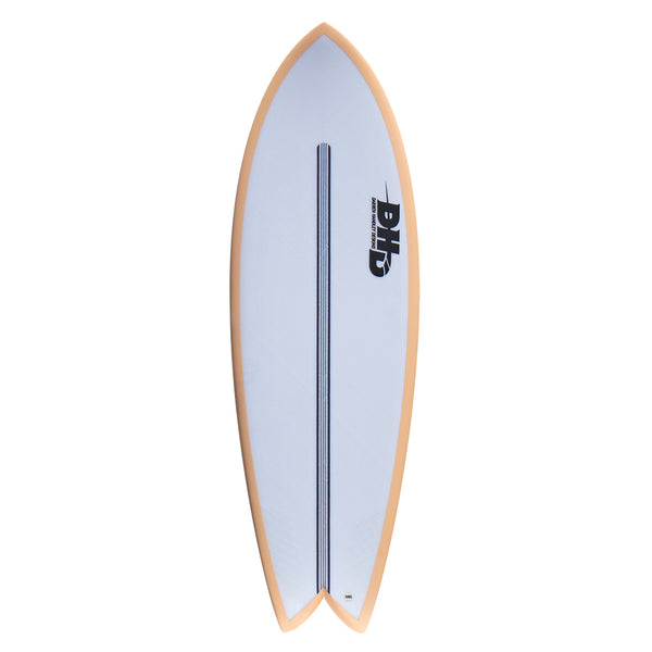 DHD Mini Twin EPS Surfboard Orange