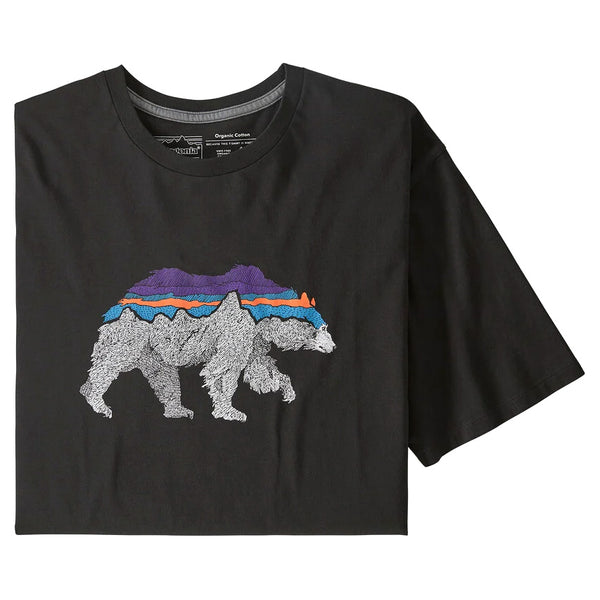 Patagonia Men s Back for Good Organic Cotton T Shirt Black w