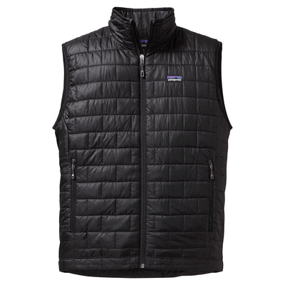 Patagonia Men's Nano Puff Vest - Black - Buy online today at Down the Line Surf. International shipping available.
