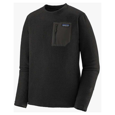Patagonia Men's R1 Air Crew Fleece - Black - Buy online today at Down the Line Surf. International shipping available.