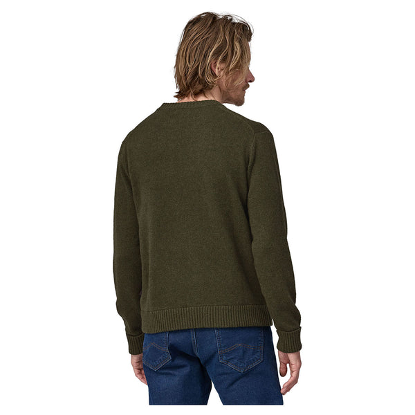 Patagonia Men s Recycled Wool Sweater Basin Green Down the