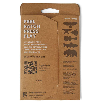 Patagonia Worn Wear Patch Kit - Black - Buy online today at Down the Line Surf. International shipping available.