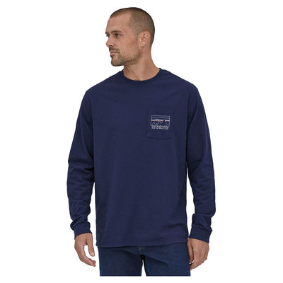 Patagonia Men's Long-Sleeved '73 Skyline Pocket Responsibili-Tee - SNDB - Buy online today at Down the Line Surf. International shipping available.