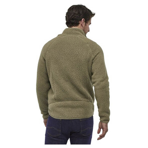 Patagonia men's retro pile fleece jacket sage khaki sales