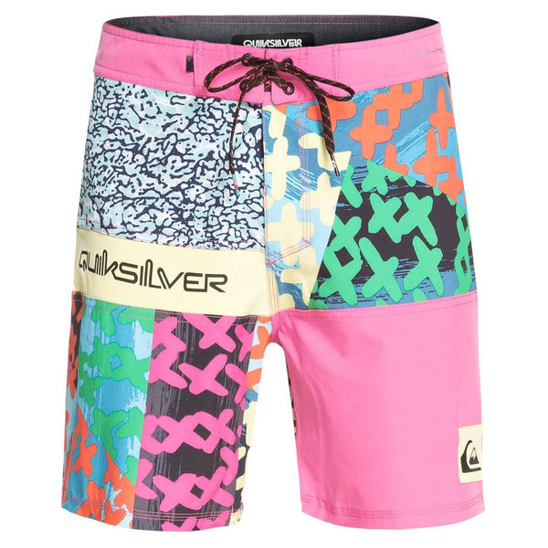 Quiksilver Highline More Paint 18 Boardshorts Carmine Rose