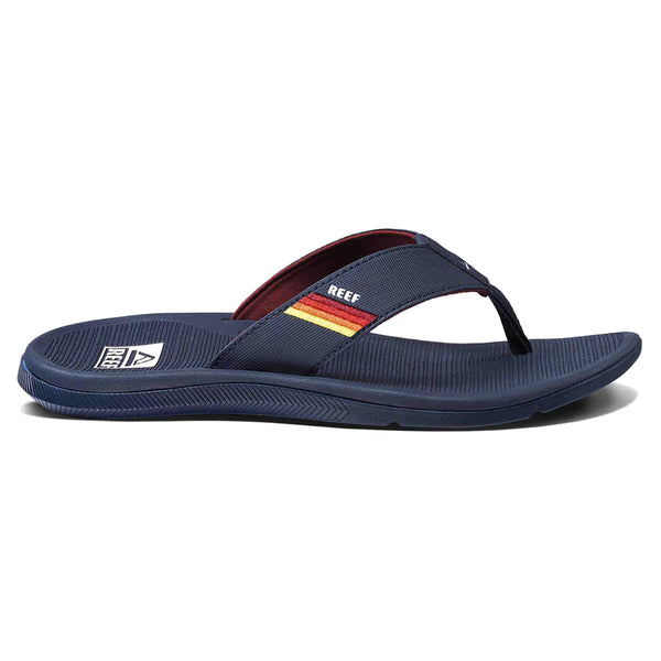 Reef Men s Santa Ana Flip Flops Grey Ocean Sunset