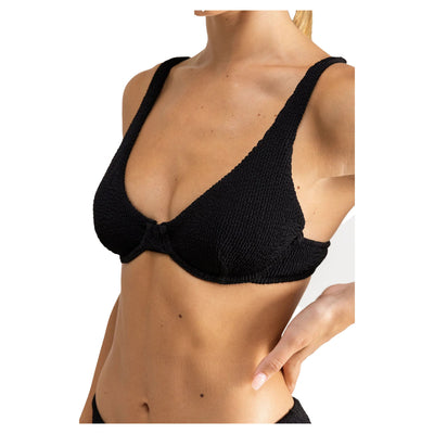 Rhythm Wave Underwire Top - Black - Buy online today at Down the Line Surf. International shipping available.