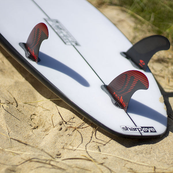 FCS II Sharp Eye PC Tri Fin Set