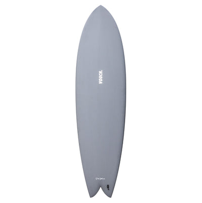 Vouch Mid Vish Surfboard - 6'8" - Charcoal - Buy online today at Down the Line Surf. International shipping available.