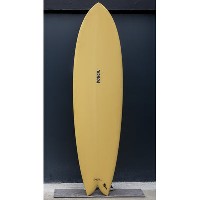 Vouch Mid Vish Surfboard - 6'10" - Inca Gold - Buy online today at Down the Line Surf. International shipping available.