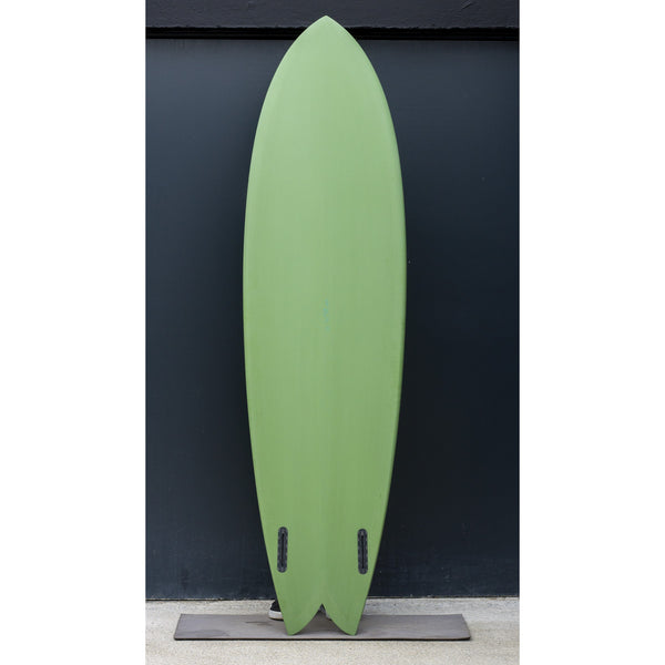Vouch Mid Vish Surfboard Olive 6'10" Down the Line Surf