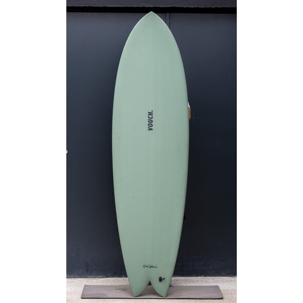 Vouch Mid Vish Surfboard - River Gum - 6'6