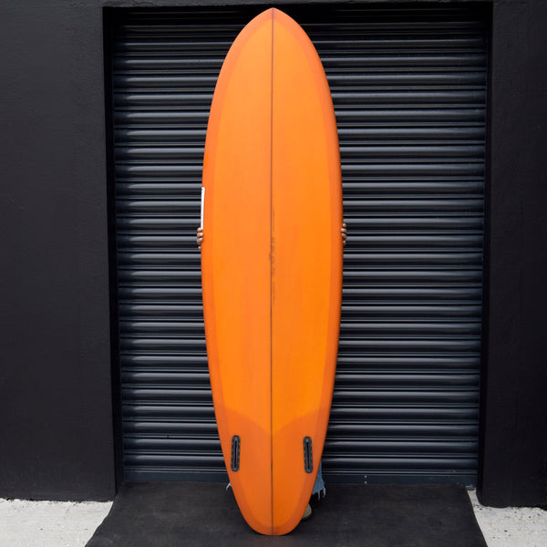 Orange surfboard store