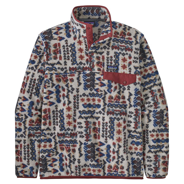 Patagonia Saltillo Synchilla Snap-T store Fleece Pullover Cinder Aztec Unisex Sweater