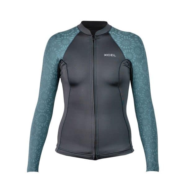 Xcel Women's Axis Front Zip Wetsuit Jacket G Flower