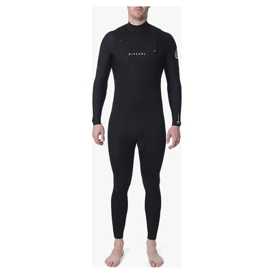 Rip Curl Dawn Patrol Warmth 3/2mm Chest Zip Wetsuit - Black - Buy online today at Down the Line Surf. International shipping available.
