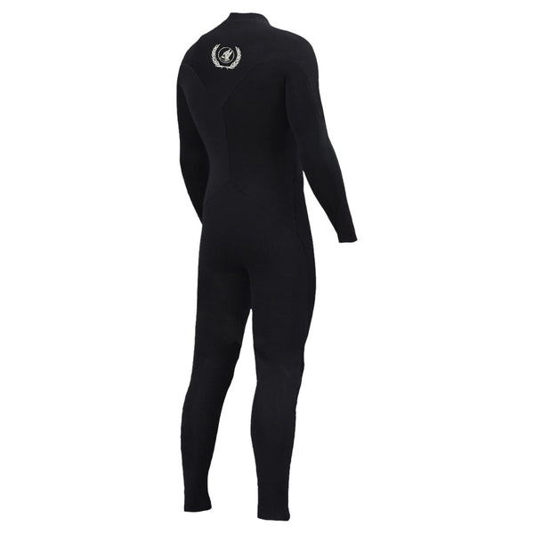 Zion Wesley Chest Zip 4/3mm Wetsuit - Black