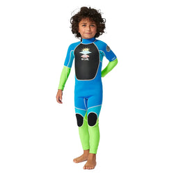 Rip Curl Omega 1/5mm Kids Back Zip Summer Wetsuit - Blue - 2025 - Buy online today at Down the Line Surf. International shipping available.